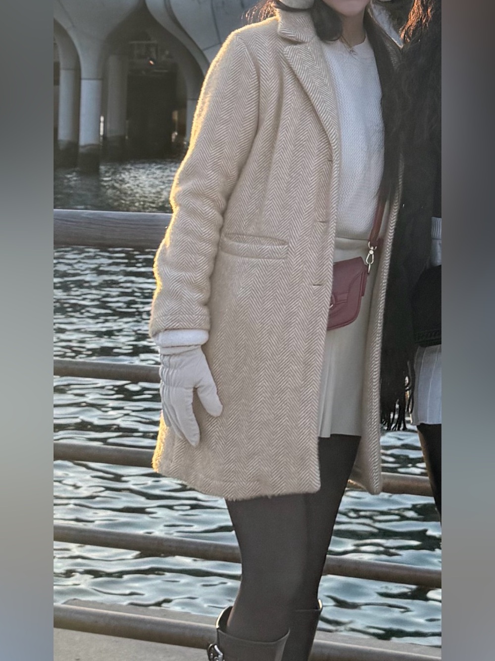 Sanctuary Women's Cream coat